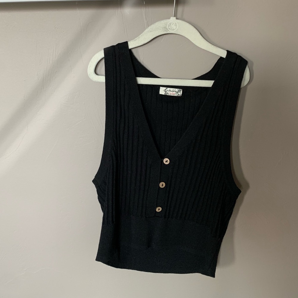 Free People knit tank top